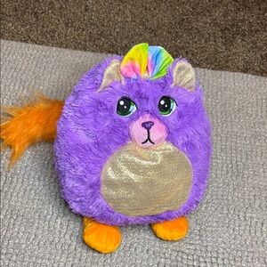 Whimsical Purple and Gold Toy for Small Pets